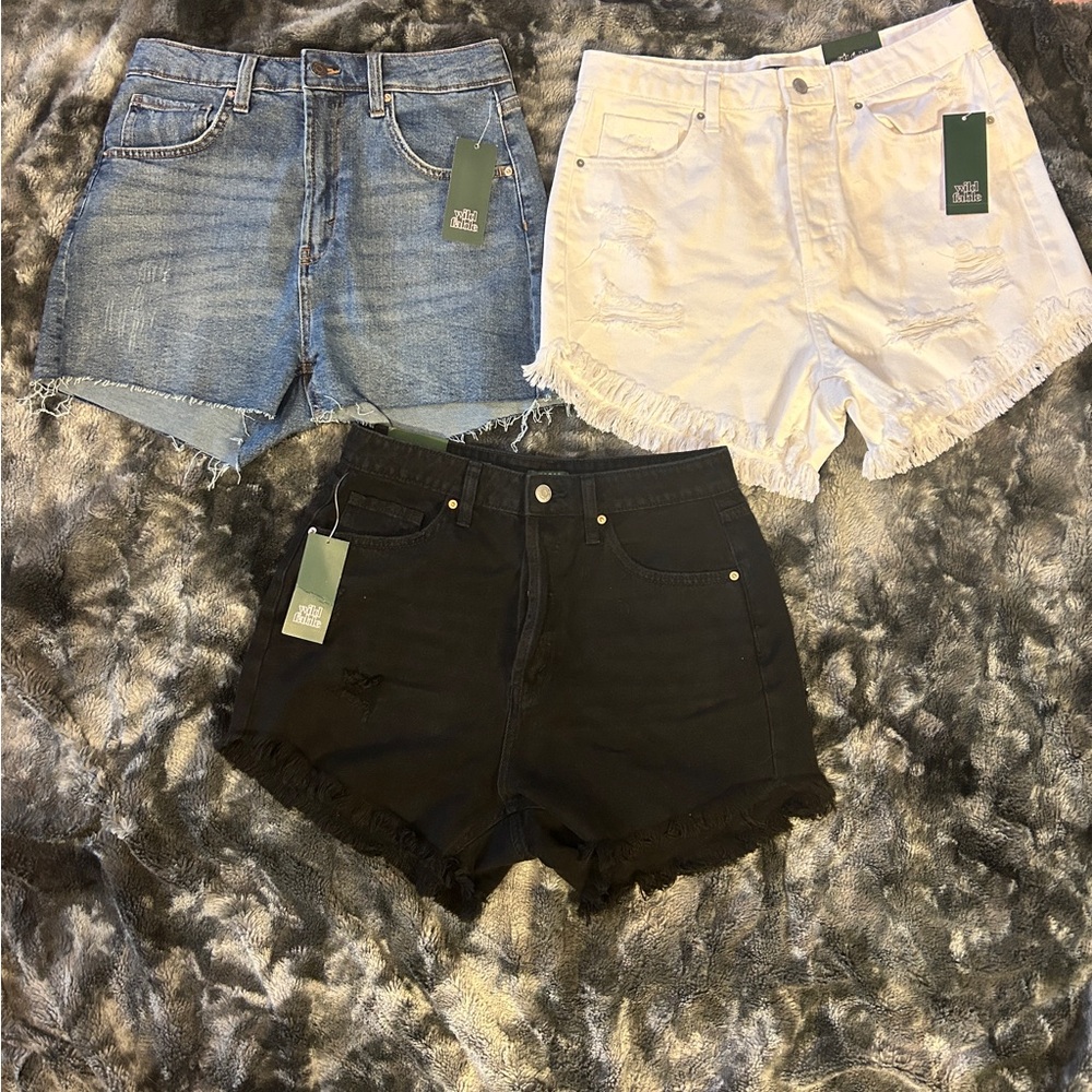 Women’s high rise Jean shorts